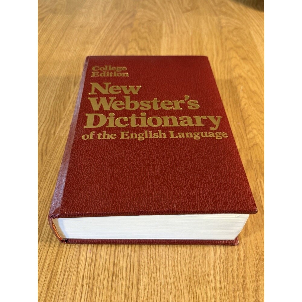 Vintage 1975 New Webster's Dictionary Of The English Language College Edition